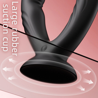 Vibromasseur double tête télécommandé pour femme, pénis artificiel en caoutchouc, jouet sexuel féminin