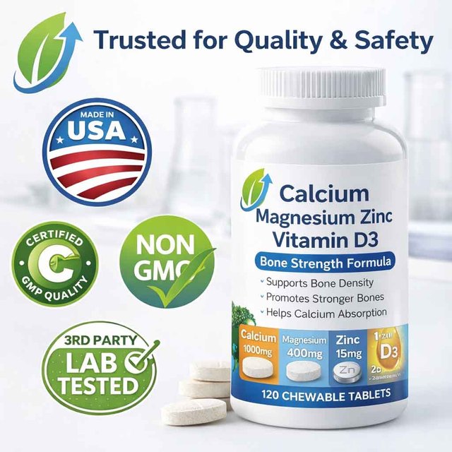 Wholesale ChengJun Private Label Calcium Magnesium Zinc Vitamin D3 Tablets Adult Improve Immune System OEM ODM Custom Service