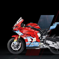 Guly 60569 2026 Nouveau MOC City Racing 820RR Kits de Modèles de Moto Rouge Superbike Briques Cadeau pour Adulte 2225 Pièces Ensembles de Blocs de Construction