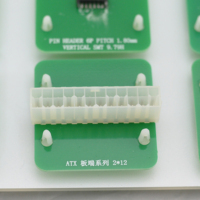 Conector ATX de latón de 1.14 mm, clasificación de potencia de CA/CC de 60 V 7 A, diseño de montaje con separador roscado duradero