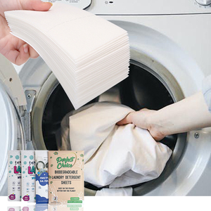 Fogli di <span class=keywords><strong>Detersivo</strong></span> per Bucato Ecologici e Usa e Getta per Indumenti, Formula Solida per Pelli Sensibili e Cura dei <span class=keywords><strong>Neonati</strong></span> - Product Image 5