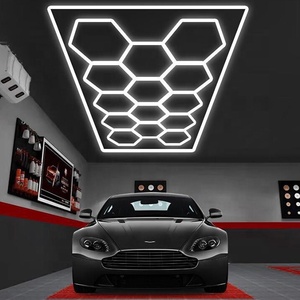 Luces LED hexagonales impermeables para lavado de autos, luces para taller de reparación de automóviles - Product Image 3