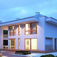 Maisonnette conteneur de luxe personnalisée de 16 pieds - Villa mobile moderne préfabriquée en acier léger, maisonnette compacte en kit
