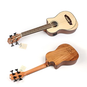 <span class=keywords><strong>Ukelele</strong></span> Bajo Semiacústico Oriental Cherry W-D15-UBS de 30 Pulgadas con Tapa de <span class=keywords><strong>Acacia</strong></span> Maciza y Fondo y Laterales de <span class=keywords><strong>Acacia</strong></span> - Product Image 2