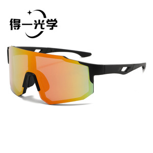 Sports Sunglasses PC <b>Frame</b> UV400 <b>Large</b> <b>Frame</b> Cycling Fishing Driving Glasses <b>Black</b> - Product Image 2