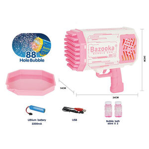 Nueva Pistola de Burbujas Eléctrica de 88 Agujeros, Máquina Automática para Hacer Burbujas al Aire Libre, Juguete de Verano para Niños - Product Image 2