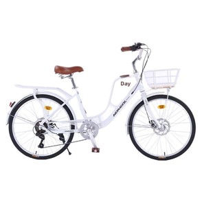 Vélo de loisirs rétro pour femmes, cadre en acier haute teneur en carbone léger de 24 pouces, style vintage, directement de l'usine - Product Image 2