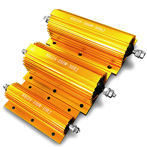 Lorida Tolerance 5% 10W 25W 50W 100W 200W 500W 800W RX24 Résistance haute puissance en aluminium doré 1000 Ohms - Product Image 3