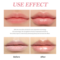 Gloss Repulpant à Marque Privée, Repulpeur Lèvres à l'Huile d'Acide Hyaluronique, Huile Teintée Repulpante en Gros