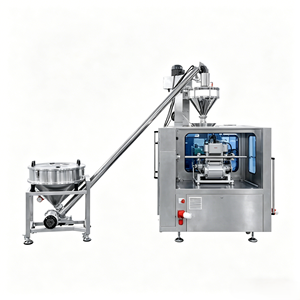 Machine d'emballage rotative pour sachets préformés ABBA-300R, 8 stations, équipement d'emballage automatique de sachets Doypack à fermeture éclair pour l'emballage alimentaire - Product Image 2