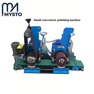 Machine de polissage et d'ébavurage à plat professionnelle en acier inoxydable Mecor pour tôles, avec épaisseur et largeur personnalisables - Product Image 4