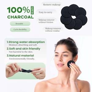 Dischetti Struccanti Riutilizzabili a 2 Strati in Tessuto Naturale, Salviette a Doppio Strato per Rimuovere Trucco e Pulire i Pori, per Uso Femminile - Product Image 5