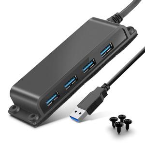 USB3.0 Super <strong>Speed</strong> 4-Port <strong>Hub</strong> Compatible with Phone Tablet PC Keyboard Card Reader &amp; Mobile HDD - Product Image 1