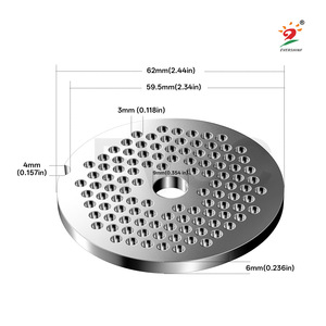 Plaque de hachoir à viande Evsc 62 mm SUS420, disque de hachage de précision de qualité alimentaire - Product Image 2