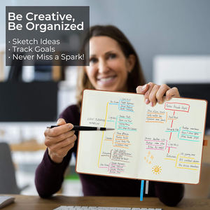 Carnet A5 à spirales avec couverture en cuir, logo en feuille d'or, personnalisation du design, haute valeur esthétique, mini format portable - Product Image 3