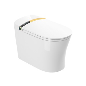 <span class=keywords><strong>WC</strong></span> intelligent à réservoir dissimulé, sans limite de pression d'eau, bouton rotatif, chauffage instantané, lavage, distance du capteur réglable - Product Image 5