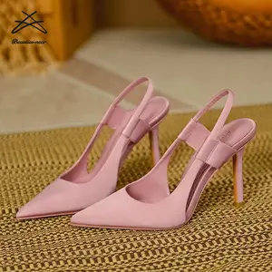 2022 Fashion Slip On High Heel Slingback Thin Women High Heels Ladies High Heel Sandals Women Pumps Sandal Shoes