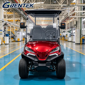 GRENTEK GR09 <b>Electric</b> Golf Cart 4 Seats Golf Buggy Hunting Buggy Battery-Powered Golf Car for Non-public Road - Product Image 4