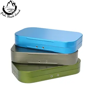 New silicone insert wholesale Aluminum alloy fly fishing box