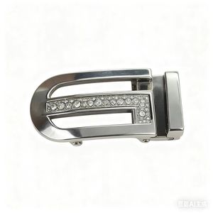 Fibbie automatiche stile Business <span class=keywords><strong>uomo</strong></span> Cintura Laser Logo senza cinturino fibbia in lega - Product Image 6