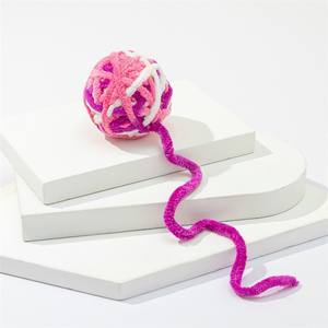 Snows Paws Peluş Klasik Basit Kedi Oyuncak Topu, Kediler ve Köpekler için Sesli Zil ile TS-764 Ambalaj Dahil - Product Image 1