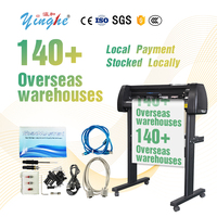 Plotter YINGHE 2026 de 720 mm, fácil de operar, USB, gran memoria, rápido, para vinilo, película de PU, letreros, CCD, en stock local en El Cairo, Egipto, ¡venta popular!