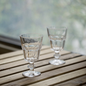 Copa de cristal sin plomo Vintage, copa de cristal de diamante, copa de vino tinto con encaje en relieve, copa de cristal para helado Vintage, yogur, postres - Product Image 2