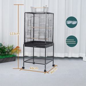 กรงนกคุณภาพพรีเมียม ขายดี รุ่นใหม่ ราคาประหยัด หรูหรา 3 สี ขนาด 48*45*84 ซม. สำหรับเพาะพันธุ์นกคีรีบูน - Product Image 1