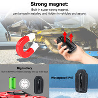 Système de suivi GPS pour véhicule LK209 4G avec positionnement en ligne, longue durée de vie de la batterie, suivi gratuit, étanche, aimant, localisateur GPS