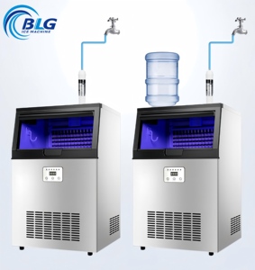 Máquina de Hielo en Cubos BLG de 40 kg, Máquina Multifuncional para Hacer Hielo en Cubos para Restaurantes, Bares, Cafeterías, Hoteles, Servicios de Catering, Máquina de Hielo de Alta Producción - Product Image 5