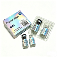 Caja de péptidos personalizada, estuche para viales de PP con tamaño personalizado para cualquier viales de 2ml, 3ml, 5ml, 10ml