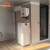 Maison 2 3 chambres à coucher Bungalow Flat Pack Container Home Extensible Conteneur Préfabriqué Petite Maison Mobile avec Maison Solaire 40ft 20ft