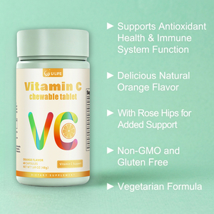 In Stock U Life <strong>Vitamin</strong> C Chewable Tablets High <strong>Concentration</strong> For Better Immunity Skin Health Antioxidant Support VC Supplement - Product Image 3