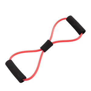 Bande de résistance en forme de huit, bande d'exercice élastique en TPR pour étirement du dos, des épaules et du cou, équipement de fitness portable, 40cm - Product Image 5