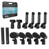 TNH CLDMK7 7 pièces Kit de batterie Instrument Microphone enregistrement scène Performance tambour Microphone basse ampli batterie ensemble scène utilisation métal