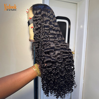 Perruques de cheveux humains bouclés birmans de 28 à 30 pouces, sans colle, avec dentelle frontale HD 13x4, perruques bouclées birmans vietnamiennes brutes pour femmes noires