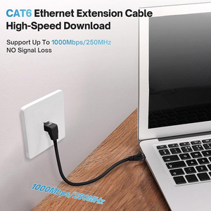 <span class=keywords><strong>Câble</strong></span> de raccordement Cat6 UTP à angle de 90 degrés, <span class=keywords><strong>câble</strong></span> d'extension USB personnalisé, <span class=keywords><strong>câble</strong></span> RJ45 femelle OEM <span class=keywords><strong>Cat</strong></span> <span class=keywords><strong>5e</strong></span> <span class=keywords><strong>Cat</strong></span> 8 <span class=keywords><strong>Ethernet</strong></span> - Product Image 6
