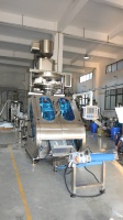 Machine d'emballage verticale automatique à deux têtes Soonk SUNTECH-820 pour sachets/sacs/films d'emballage alimentaire 500 kg/h PLC + écran tactile Moteur