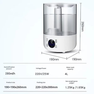 Customized <strong>3L</strong> Ultrasonic Humidifier Large Capacity Electric Aromatherapy Desktop <strong>Sprayer</strong> Exclusive <strong>Water</strong> Shortage Protection - Product Image 5