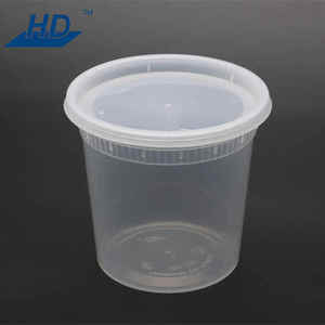 Dùng Một Lần Nhựa Thực Phẩm Lưu Trữ Súp <span class=keywords><strong>Container</strong></span> Có Nắp Đậy 8Oz 12Oz 16Oz 24Oz 32Oz Rõ Ràng Kín Deli <span class=keywords><strong>Container</strong></span> - Product Image 2