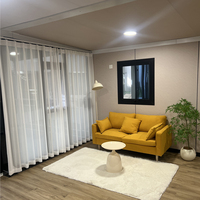 Maison préfabriquée en conteneur pliable et extensible de luxe de 20 pieds, isolée, résistante au froid, avec salle de bain et cuisine