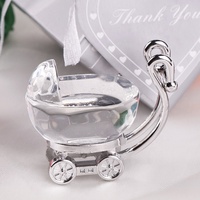Magnifiques mini-cavaliers en cristal, cadeaux et souvenirs pour bébés
