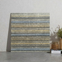 60x60 Horizontale Streifen-Teppichoptik Rutschfeste Verschleißfeste Quadratische Fliesen 60x60 für Boden und Badezimmer Küche