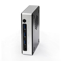 1060NG7 kipas angin keren, komputer mini generasi ke-10 ukuran kecil 16G DDR4 RAM HD DP tipe-c 4K tampilan saku kotak pc mini