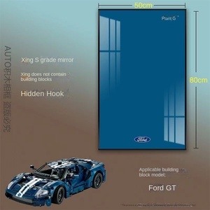 3.5CM Thickness Compatible Wall Blocks Photo Frame Ford GT Cars Metal Decorative Hanging Picture Mirror 40-Piece Set - Product Image 3