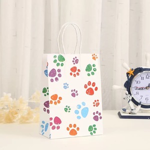 Bolsa de Papel Kraft de Alta Calidad para Regalos, Bolsa Personalizada para Fiestas de Bienvenida de Perros, Bolsa de Compras Reciclable - Product Image 5