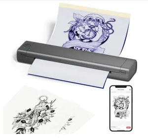 Phomemo M08F Mini portatile termico A4 Android & iOS documento compatto stampante Mobile tatuaggio Stencil Mini stampante in magazzino