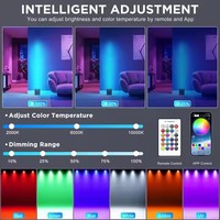 Luz Par de Batería de 90W 9x18W, 8800mAh, IP65, Inalámbrica para Exteriores, Control DMX por APP, Pantalla OLED, 25 3-12h, Iluminación de Efectos para Escenarios y Bodas