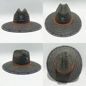 Bagnino produttori di cappelli di paglia da uomo adulti a tesa larga cappelli neri sombrero cappelli di paglia pesca mimetica