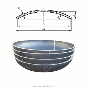Capuchon <span class=keywords><strong>de</strong></span> tuyau à souder bout à bout en acier inoxydable 4 pouces SCH40 haute pression ASME B16.9 sans soudure SS304/316, 1 pièce - Product Image 6